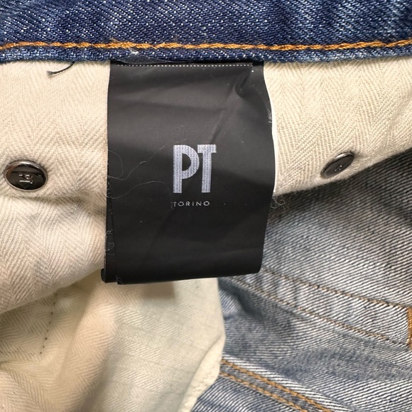 Men’s PT Torino “The Rebel” Jeans Size 34 Med Wash Made in Italy - Picture 13 of 13